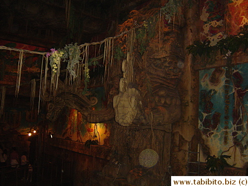 Props along the line for Indiana Jones Adventure:Temple of the Crystal Skull attraction