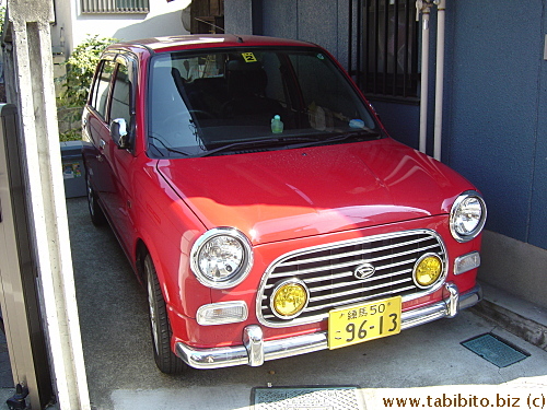 Cute red car