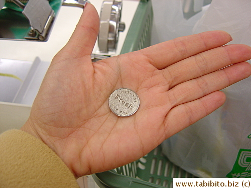 Coin for the dry ice