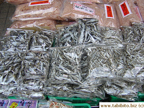 Dried fish used in making stock