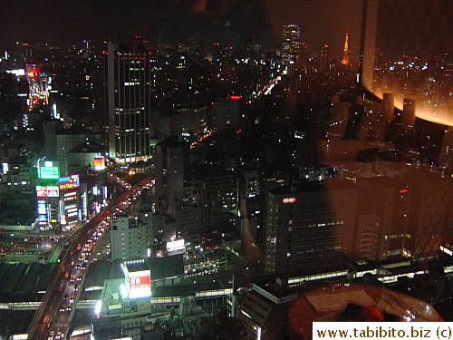 Tokyo Tower on the right