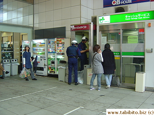 Hey armored guards, anytime you want a drink, there they are to your left, snacks too