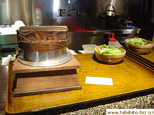 Japanese steamed pot of rice