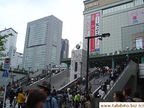 Busy Shinjuku ( near Shinjuku Station South Exit )