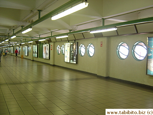 I used to walk inside this tunnel to school everyday in HK