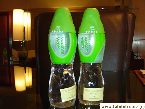 HK bottled water is ergonomically designed