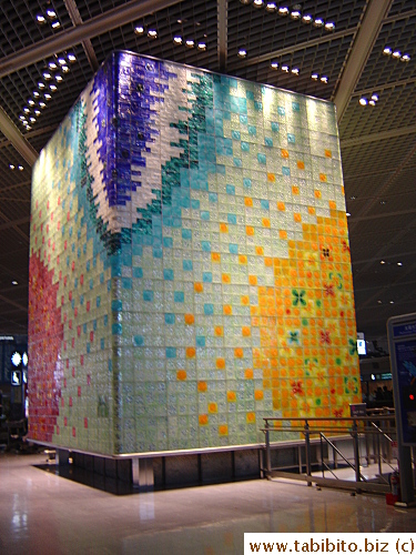Artistic display in Narita Airport