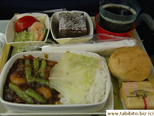 Airplane food