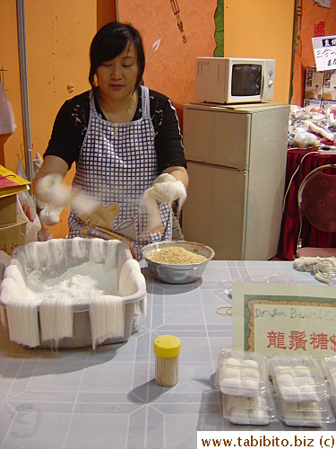The dragon beard candy maker: Thank goodness for people like her