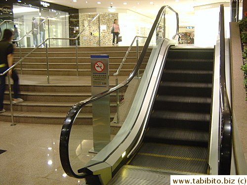 The shortest escalator I've seen