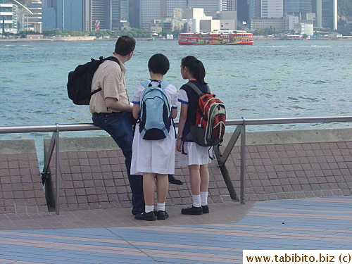 Students often interview foreigners as a homework project. I was interviewed by three last year