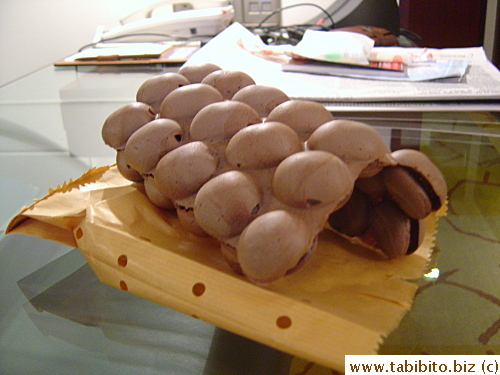 Delicious chocolate egg balls