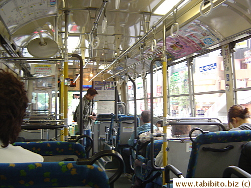 Inside the bus