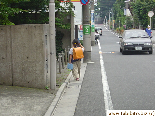 The only time I have seen an orange backpack