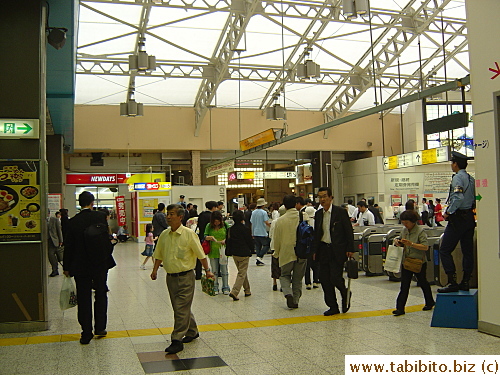 JR Ueno Station's ticket gates