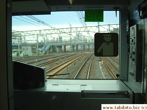 This is what a train driver looks at everyday