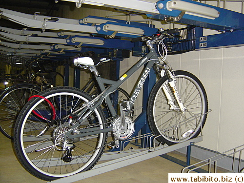 KL's bike in its spot