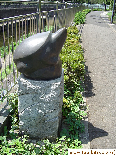A turtle on the walkway