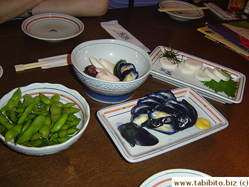 Fung's mom apparently likes Japanese pickled vegetables