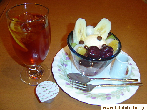 My afternoon tea set (Japanese sweets)