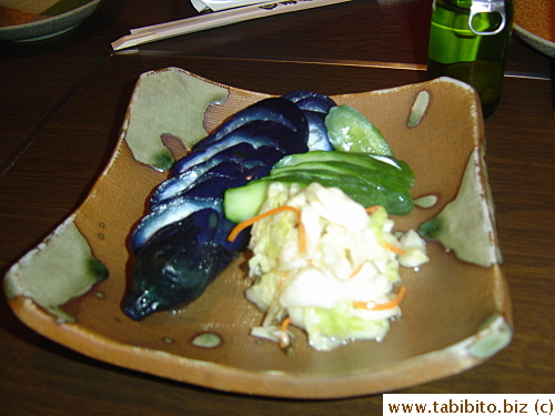 Assorted pickled vegetables, Fung's mom's favorite