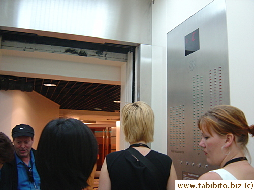 Inside the lift