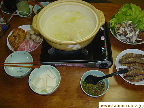 The first hotpot dinner we had this Fall