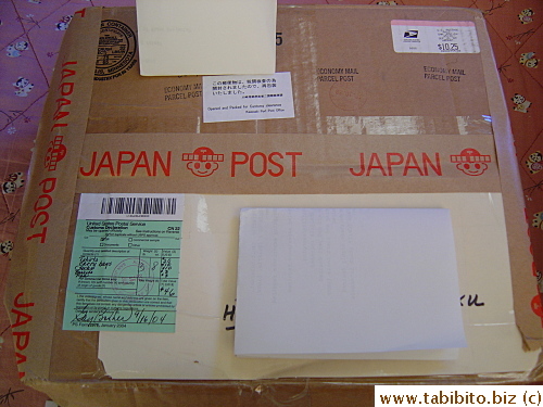 Our package opened and inspected by Customs in Japan before they reached us