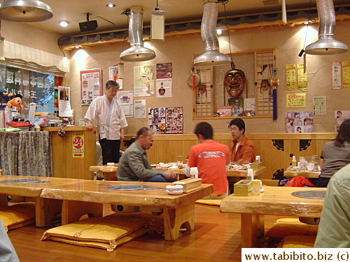The owner is also the cashier