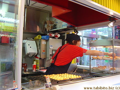 Takoyaki stand