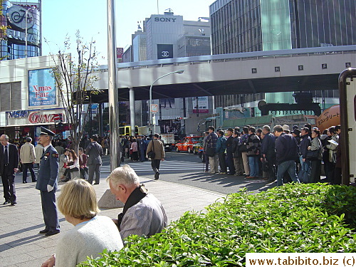 This picture only shows a fraction of the number of people waiting to buy loto