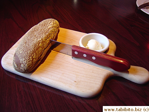 Our meal came with this very delicious honey bread served with lemon butter.  It's very soft and fluffy with a touch of sweetness from the honey and came to our table warm, we just loved it