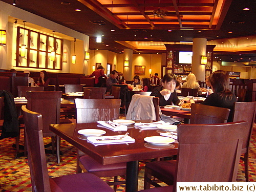 Inside the restaurant. There were quite a number of non-Asian customers the day we were there
