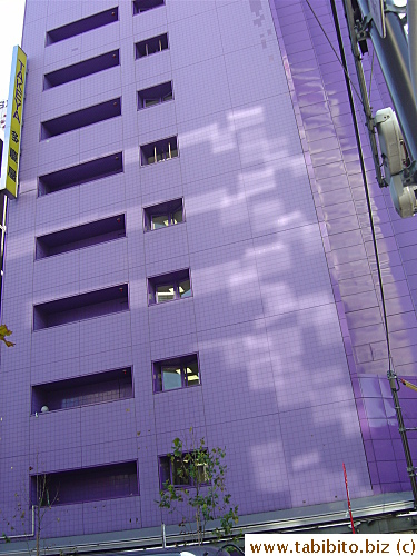 Takeya buildings are painted a sharp purple, you can't miss them if you are looking for them in Ueno