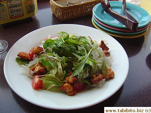 Spicy octopus salad