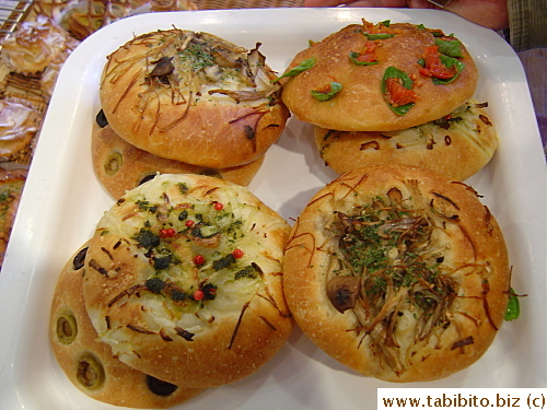 Different kinds of focaccia from Artifagose