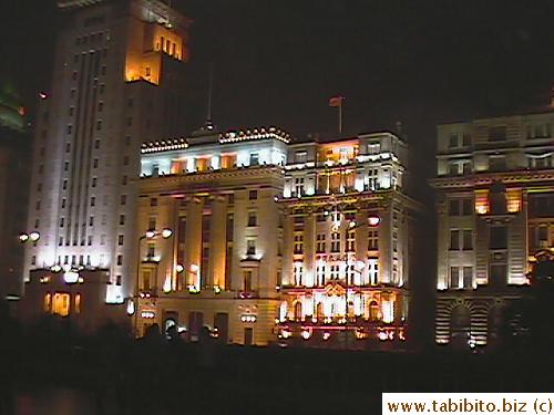 Shanghai main street at night