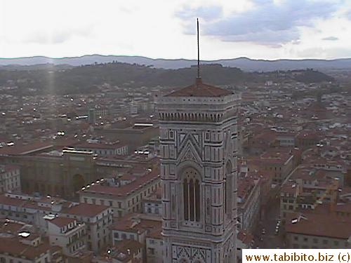 Florence, we took this picture from the top of Duomo, the tallest building in the city