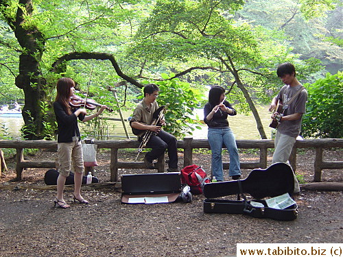 A talented quartet. They really do play very well