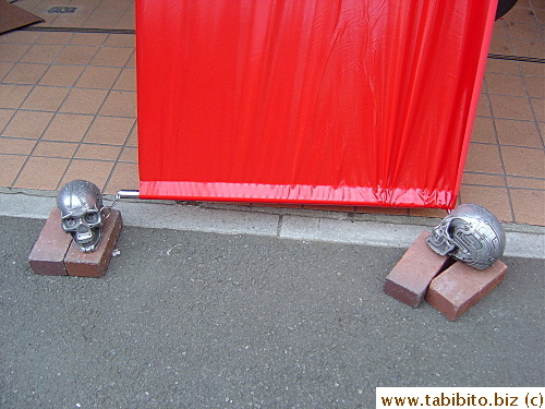 Fake or real, metal or not, skulls are scary looking