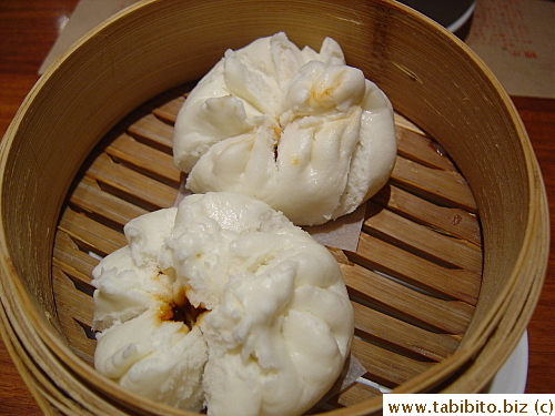 Steamed roast pork buns were nowhere near the real thing