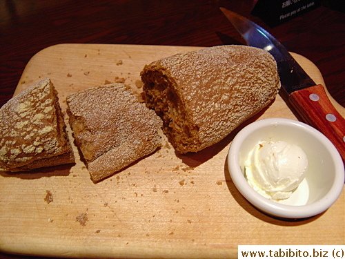 Warm, fluffy with a slightly crispy thin crust makes the honey bread irresistible