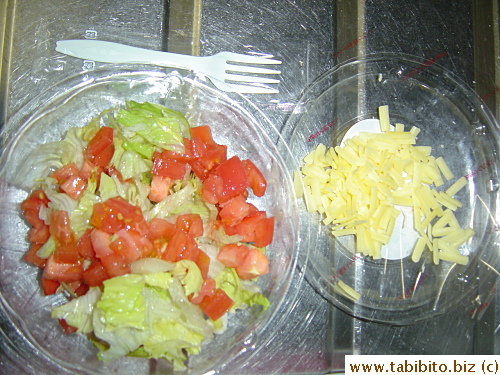 Toppings for the taco pizza