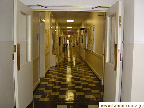 The hallway of the building in which KL attended many of his engineering classes