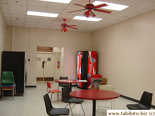 This area used to be the student lounge for engineering students