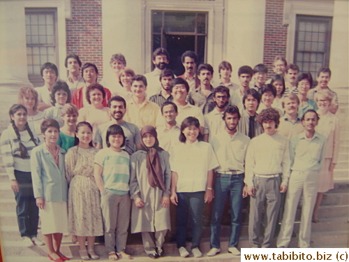 All the students who took language classes in the year KL did are in this picture