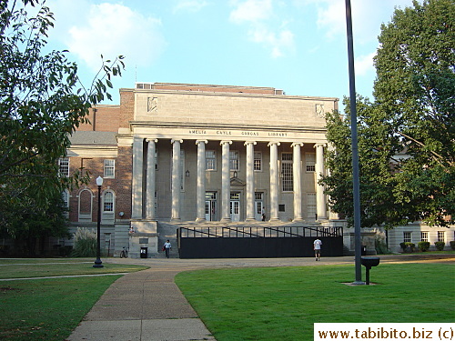 The main library of the University