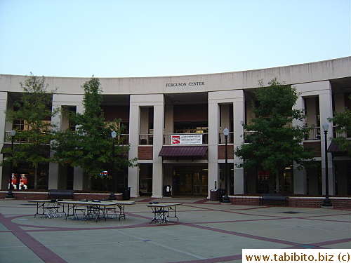 An expanded Ferguson Center (student center)