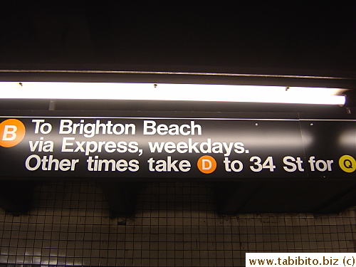 This is the kind of ambiguous direction you get in the subway