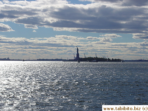 Statue of Liberty as seen from the ferry